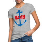 Moin Frauen Bio-T-Shirt - Grau meliert