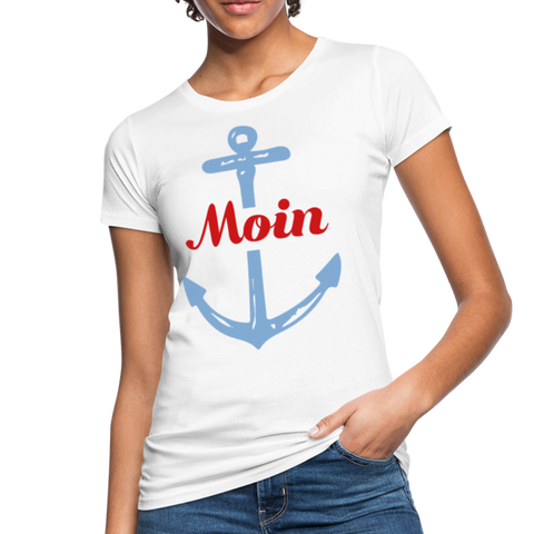 Moin Frauen Bio-T-Shirt - Weiß