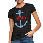 Moin Frauen Bio-T-Shirt - Schwarz