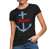 Moin Frauen Bio-T-Shirt - Schwarz