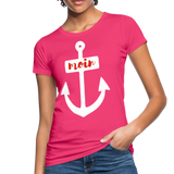 Moin Frauen Bio-T-Shirt - Neon Pink