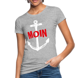 Moin Frauen Bio-T-Shirt - Grau meliert