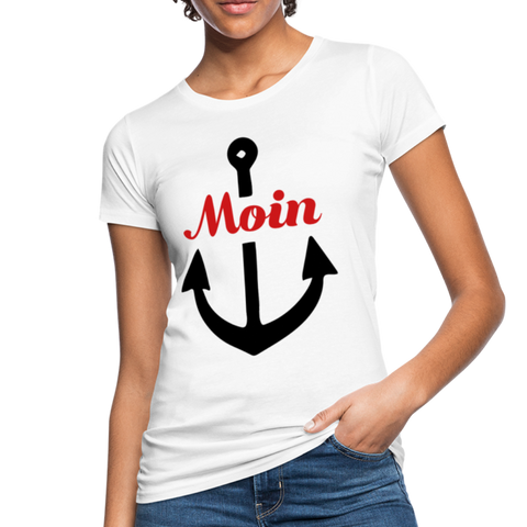 Moin Frauen Bio-T-Shirt - Weiß