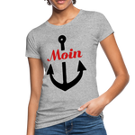 Moin Frauen Bio-T-Shirt - Grau meliert