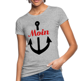 Moin Frauen Bio-T-Shirt - Grau meliert