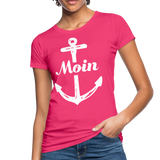 Moin Frauen Bio-T-Shirt - Neon Pink