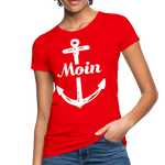 Moin Frauen Bio-T-Shirt - Rot