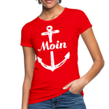 Moin Frauen Bio-T-Shirt - Rot