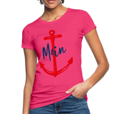 Moin Frauen Bio-T-Shirt - Neon Pink