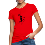Yoga Frauen Bio-T-Shirt - Rot