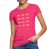 Let It Bee Frauen Bio-T-Shirt - Neon Pink