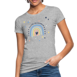 Follow The Rainbow Frauen Bio-T-Shirt - Grau meliert