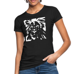 Löwe Frauen Bio-T-Shirt - Schwarz