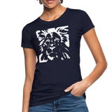 Löwe Frauen Bio-T-Shirt - Navy