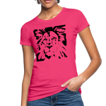 Löwe Frauen Bio-T-Shirt - Neon Pink