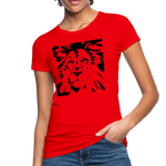 Löwe Frauen Bio-T-Shirt - Rot