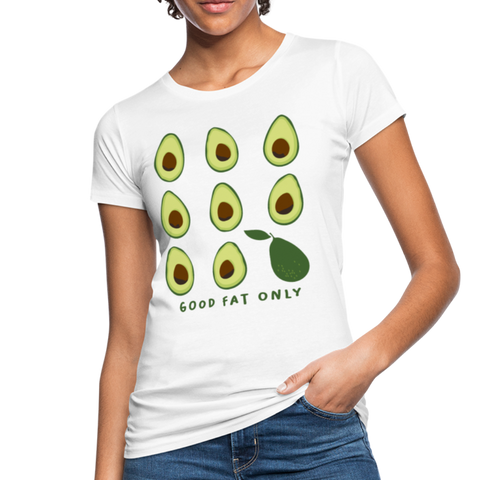 Good Fat Only Frauen Bio-T-Shirt - Weiß