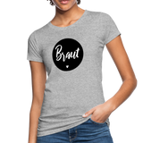 Braut Frauen Bio-T-Shirt - Grau meliert