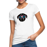 Hund Frauen Bio-T-Shirt - Weiß