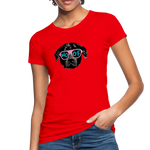 Hund Frauen Bio-T-Shirt - Rot