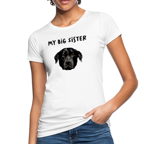 Big Sister Frauen Bio-T-Shirt - Weiß