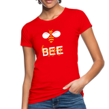 Bee Happy Frauen Bio-T-Shirt - Rot