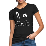 Hase Frauen Bio-T-Shirt - Schwarz