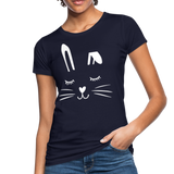 Hase Frauen Bio-T-Shirt - Navy