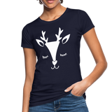 Reh Frauen Bio-T-Shirt - Navy