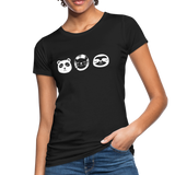 Tiere Frauen Bio-T-Shirt - Schwarz