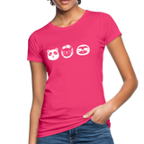 Tiere Frauen Bio-T-Shirt - Neon Pink