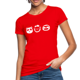 Tiere Frauen Bio-T-Shirt - Rot