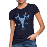 Reh Frauen Bio-T-Shirt - Navy