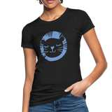 Löwe Frauen Bio-T-Shirt - Schwarz