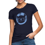 Löwe Frauen Bio-T-Shirt - Navy