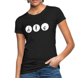 Yoga Frauen Bio-T-Shirt - Schwarz