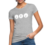 Yoga Frauen Bio-T-Shirt - Grau meliert