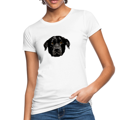 Hund Frauen Bio-T-Shirt - Weiß