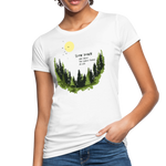 Slow Down Frauen Bio-T-Shirt - Weiß