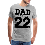 Dad Männer Premium T-Shirt - Grau meliert