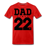 Dad Männer Premium T-Shirt - Rot