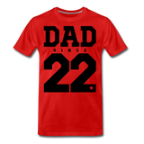 Dad Männer Premium T-Shirt - Rot