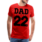 Dad Männer Premium T-Shirt - Rot