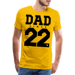 Dad Männer Premium T-Shirt - Sonnengelb