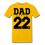 Dad Männer Premium T-Shirt - Sonnengelb