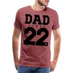 Dad Männer Premium T-Shirt - washed Burgundy