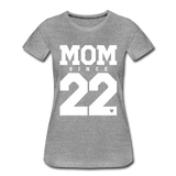 Mom Frauen Premium T-Shirt - Grau meliert