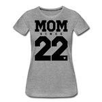 Mom Frauen Premium T-Shirt - Grau meliert