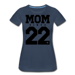 Mom Frauen Premium T-Shirt - Navy