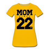 Mom Frauen Premium T-Shirt - Sonnengelb